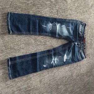Rock Revival dark blue jeans, sz 26, straight leg